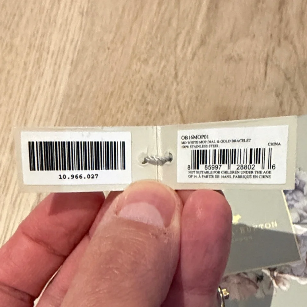 Olivia Burton Mother of Pearl and Gold Bracelet Watch 100% Stainless Steel - Picture 2 of 4